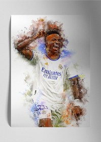 Resim Vinicius Junior - Metal Tablo 