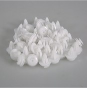 Resim Xiyyadms Bmw Araçları İçin 30 Adet Plastik Kilit Parça No: 51411973500 - 14mm Baş Çapı, 18mm Gövde Uzunluğu, 7-8mm Delik Uyumu 
