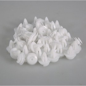 Resim Xiyyadms Bmw Araçları İçin 30 Adet Plastik Kilit Parça No: 51411973500 - 14mm Baş Çapı, 18mm Gövde Uzunluğu, 7-8mm Delik Uyumu 