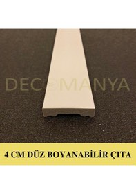Resim Decomanya Boyanabilir Düz Duvar Çıtası 4 Cm Paket 
