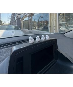 Resim SH Hobi 4 Parça Sevimli Hamster Ailesi Dikiz Aynası Süsü - Ayna Süsü Araba Süsü Torpido Süsü Oto Aksesuar 