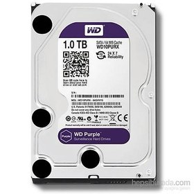 Resim 1 TB WD 3.5 PURPLE SATA3 5400RPM 64MB 7/24 GUVENLIK WD10PURZ (3 YIL RESMI DIST GARANTILI) 