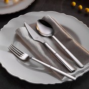 Resim Aryıldız Gusto Prestige Mat 89 Parça 12 Kişilik Çatal Kaşık Bıçak Takımı 