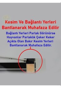 Resim Karbon Isıtıcı Film Hazır Kablo Fişli Kafes Kümes Zemin Ayak Isıtıcı125x80 CM 