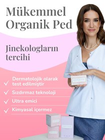 Resim ENROUSH Organik Pamuklu Kanatlı Ped | Konfor ve Koruma - 10 Adet Süper 