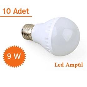 Resim Kenpool 9w Enerji Tasarruflu Led Ampul 10 Adet 