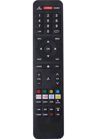 Resim Strong Lcd Netflix Youtube Microsof Edge Home Guide Tuşlu Kumanda 