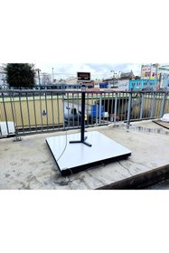 Resim İMMAX Darbeli U Şase Baskül Kantar 3 Ton 120x120 Cm 4 Hücreli 