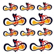 Resim Plaka Sticker - Nazar Boncuğu Sticker 10 Parça 