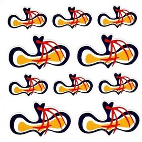 Resim Plaka Sticker - Nazar Boncuğu Sticker 10 Parça 