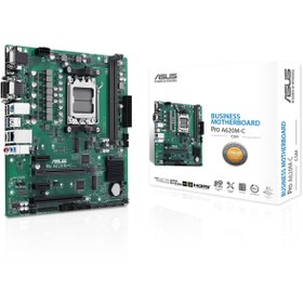 Resim ASUS PRO A620M-C-CSM AMD A620 Soket AM5 DDR5 6400MHz 2xM.2 mATX Anakart 