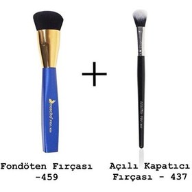 Resim Fondöten Fırçası 459 + Açılı Kapatıcı Fırçası 437 
