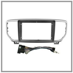 Resim Govimaks Kıa Sportage 2019-2021 Uyumlu Gümüş Androıd Multimedya Çerçevesi - Soket 