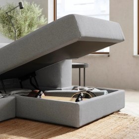 Resim IKEA Gri Modern Kanepe - Uzanma Koltuğu 