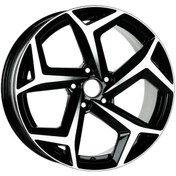 Resim EMR-A352-05 8.0x18"-5x100 ET44 57.1 Black Diamond Jant (4 Adet) 