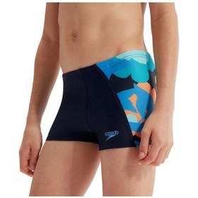 Resim Speedo Allover Leg Aquashort Erkek Çocuk Yüzücü Mayosu Lacivert-mavi Lacivert-mavi 