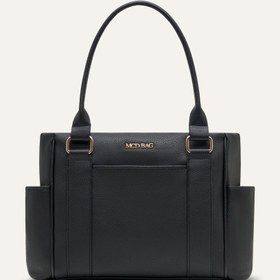 Resim Elena Siyah E. Deri Bebek Çantası 