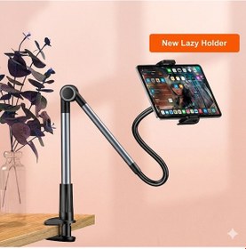 Resim Zte Redmagic Astra 9.06" Uyumlu Tablet Tutucu Masa Kenarı Yatak Standı 360 Ayarlanabilir 