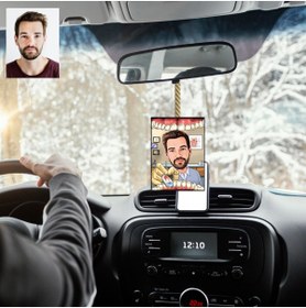 Resim wonderlike Diş Doktoru Dentist Tasarımlı Ahşap Araba Dikiz Ayna Süsü 