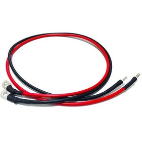 Resim Akü İle İnverter Arası Bağlantı Kablosu 2 Adet 