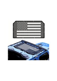 Resim Dashanshop Jeep Jl Jlu 2 4 Kapı Ve Gladiator Jt İçin 2018 2023 Usa Flag Mesh Güneşlik 