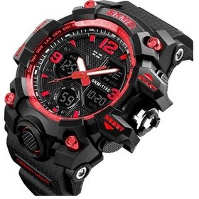 Resim Fastbuy Skmeı 1155b Çok Fonksiyonlu Erkek Bilek Saati - Su Geçirmez, Gece Parlak, Kırmızı Çok Renkli Kadran Çok Renkli 