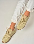 Resim Fox Shoes U312311602 Bej Hakiki Deri Süet Kadın Spor Ayakkabı Sneakers 