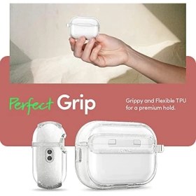 Resim Karokstore Ciel By Airpods Pro (2.nesil) ile Uyumlu Kılıf Clear Glitter - ACS05332 