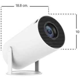 Resim Zero Land Sepetim Taşınabilir Projeksiyon Ayaklı Projektör Android Uyumlu HDMI Girişli 