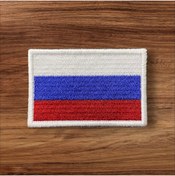 Resim Ex Patch Rusya Bayrağı Patch Arma 8 X 5 Cm 