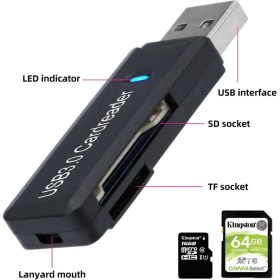Resim Foxyn FXN-143 USB 3.0 Kart Okuyucu Mikro SD Kart Desteği ile Kompakt Tasarım 