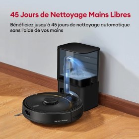 Resim Ultenic T10 Elite Robot Vacuum Cleaner With Mop, Robotic Vacuum Self Emptying For 45 Days Hands-Free 