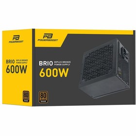 Resim Power Boost PowerBoost Brio BST-ATX600BEU 600W 80+ Bronz Güç Kaynağı 