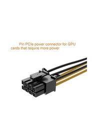 Resim Pci-e 8 Pin 6+2 Pci-e Ekran Kartı Power Güç Çevirici Dönüştürücü Adaptör 