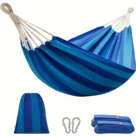 Resim Tcherchı Mavi Devrilme Önleyici Çift Dış Mekan Hamak 