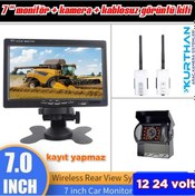 Resim Bus Kamera+7 İnç Monitör+wifi Set 12-24 V Kayıt Yapmaz 