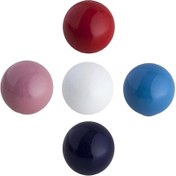 Resim Eymenyapimarket Tomurcuk Porselen Top Düğme Çocuk Odası Kulp Çap : 30 Mm 