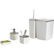Resim Primanova Toskana 5 Parça Banyo Seti Beyaz 