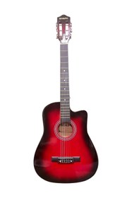 Resim Banupo MG1RB Red Black Klasik Gitar Başlangıç Seti (Gitar + Kılıf + Akort Aleti + Gitar Standı + Ask 