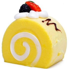 Resim Rogfer Simülasyon Yumurta Rulo Kek Buzdolabı Sticker Fotoğraf Sahne Dekorasyon Parlak Sarı 