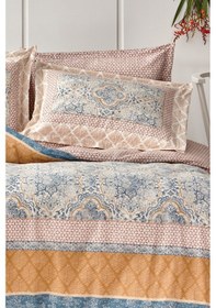 Resim Yataş Bedding Delissa Çift Kişilik Ranforce Nevresim Seti - Mavi 