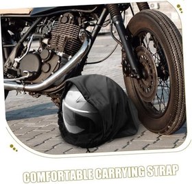 Resim iplusmile 2 Adet Siyah Çantası Yüksek Yoğunluklu Toz Dayanıklı Motor Scooter ve ı Taşıma Çantası Seyahat ve Ev Depolama Amaçlı Organizer 