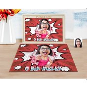 Resim Kişiye Özel O Bir Melek Karikatürlü 1000 Parça Profesyonel Puzzle Diğer