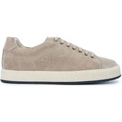 Resim Tamer Tanca Erkek Hakiki Deri Bej Süet Sneakers & Spor Ayakkabı 1093 0046 Erk Ayk Y25 Bej Suet Bej 