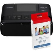 Resim Canon Selphy Cp1300 Fotoğraf Yazıcısı Siyah +kp-36 İp Kağıt 