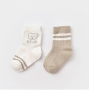 Resim Biorganic Bear 2'li Bebek Çorabı 68408 