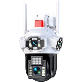 Resim Urfakent P6slite 4 Kameralı Wifi Smart Kamera(hafıza Kartı Dahildir) 