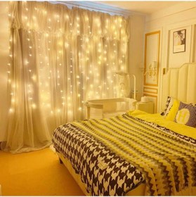 Resim Skygo 8 Fonksiyonlu Peri Perde Led Uzaktan Kumandalı Günışığı Perde Peri Led (3 mt x 3 mt) 