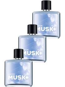 Resim Avon Musk Air Erkek Parfüm Edt 75 Ml. Üçlü Set 