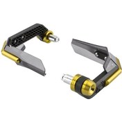 Resim Reedark Evrensel Motosiklet El Koruyucu - Cnc Paslanmaz Çelik, Anodize Altın Renk, 7/8'' Gidon İçin 
